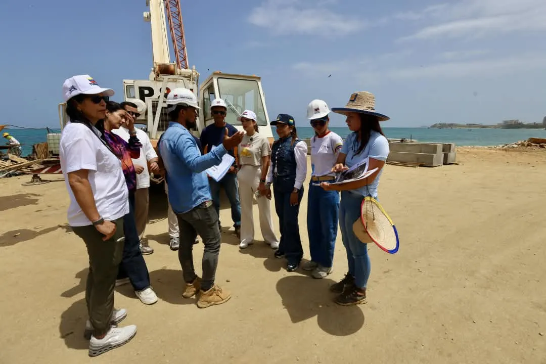 Imagen para Equipo Mintur inspecciona avances de obras turísticas en la isla de Margarita